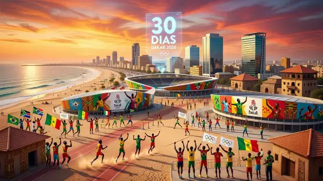 Dakar Entra na Reta Final de 30 Dias Antes dos Jogos da Juventude